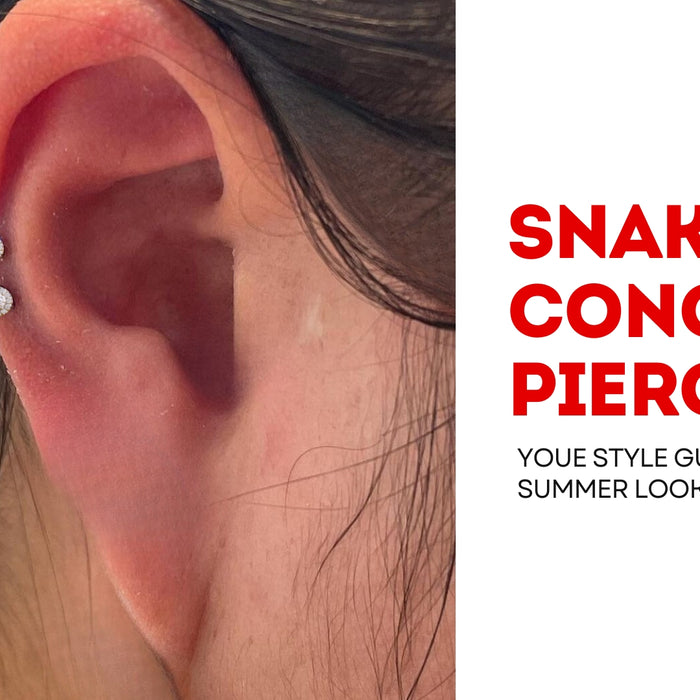 Rock Your Summer Look with Snakebite Conch Piercings