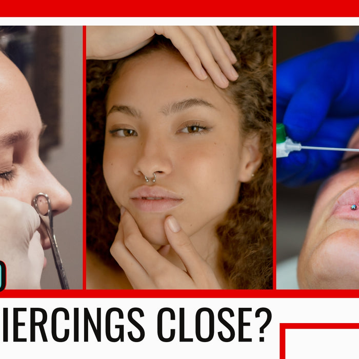 Why do nose piercings close?