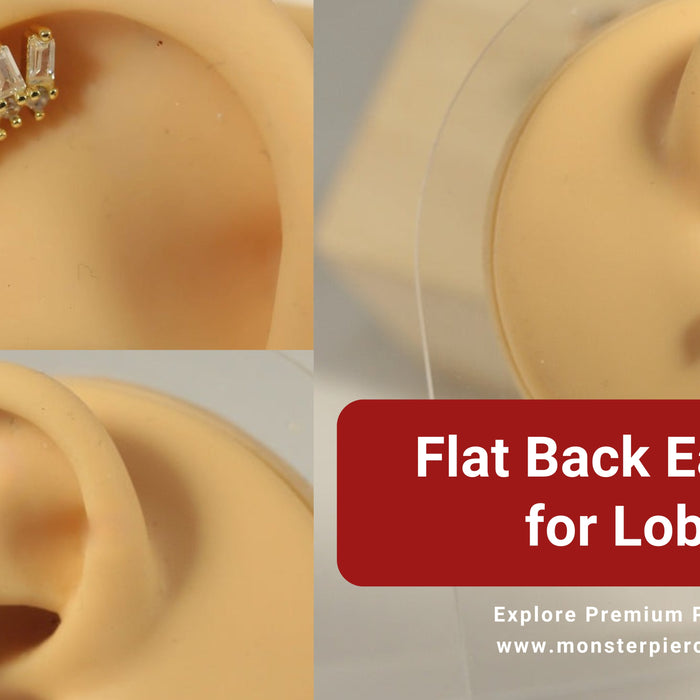 Flat Back Earrings for Lobes, Why They’re a Game-Changer?