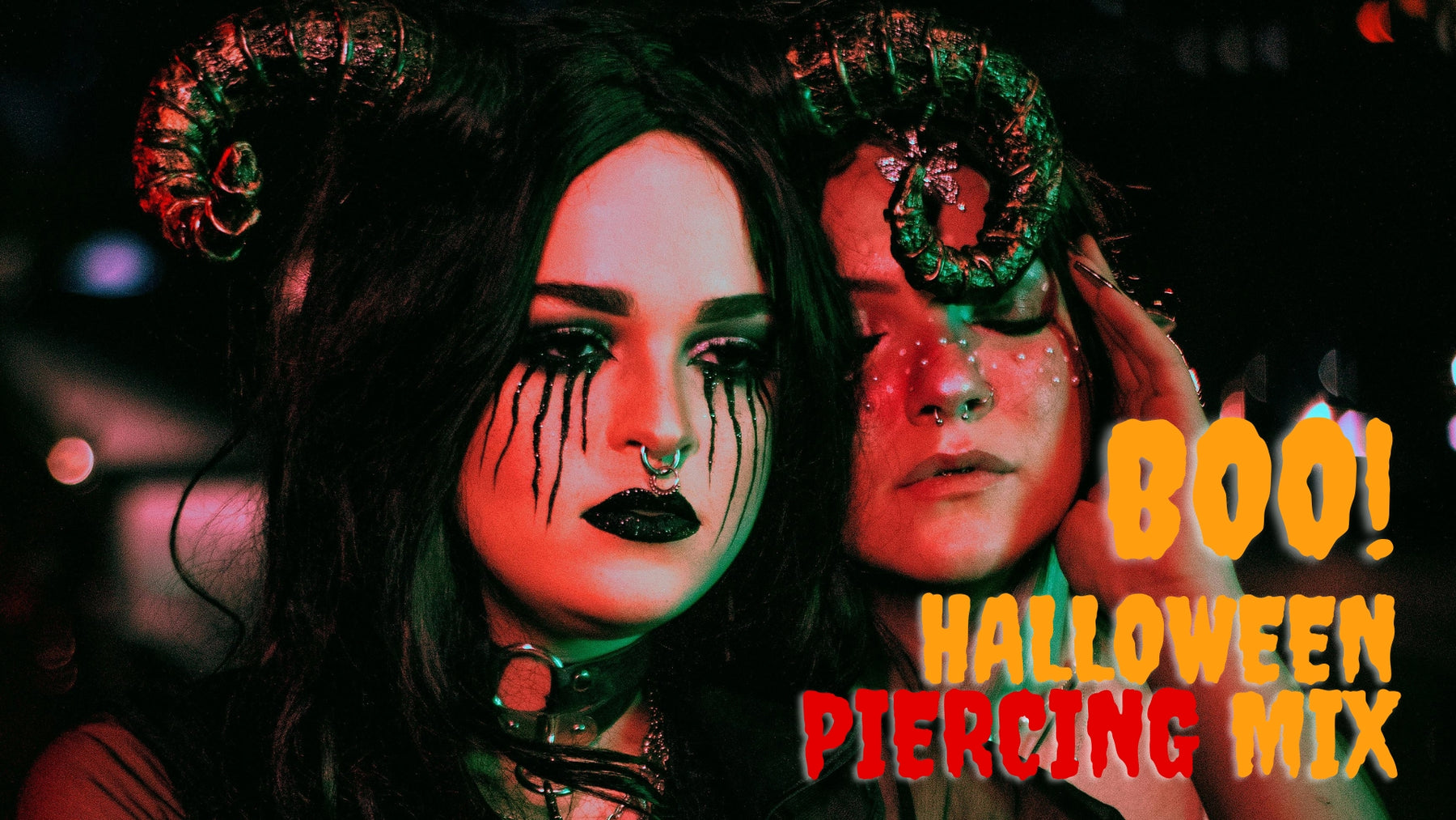 Throw Halloween Colours into the Piercing Jewellery Mix 