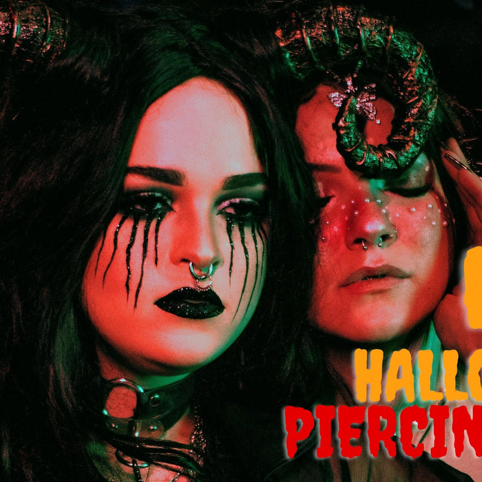 Throw Halloween Colours into the Piercing Jewellery Mix 