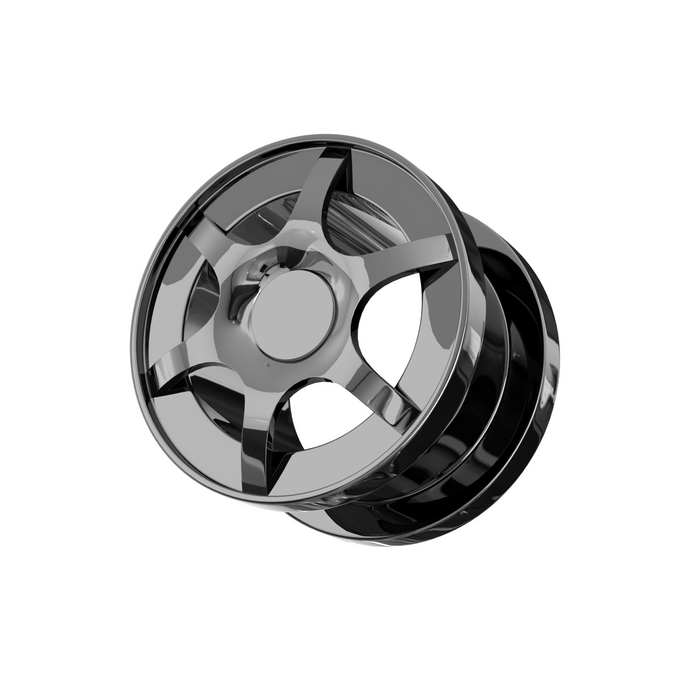 Blackline Alloy Wheel Screw Fit Flesh Tunnel