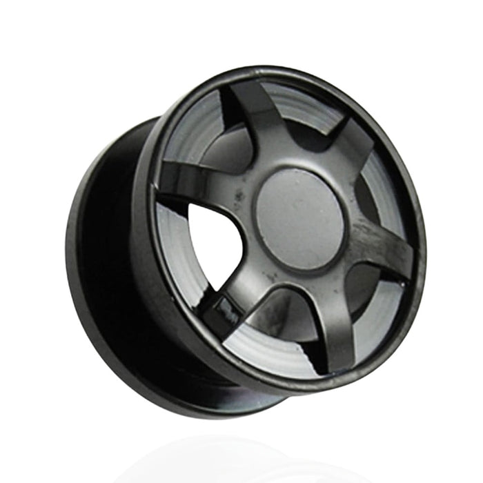 Blackline Alloy Wheel Screw Fit Flesh Tunnel