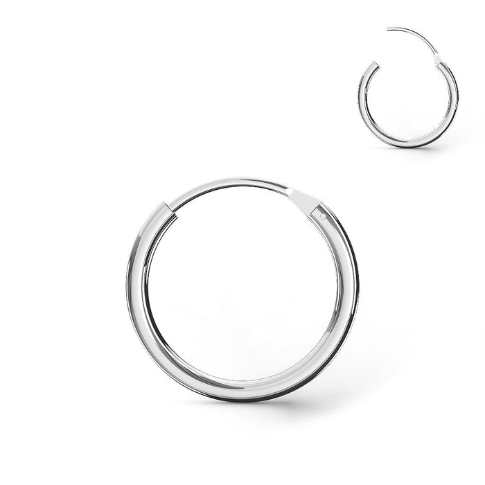 9K Gold Classic Hinged Segment Hoop Nose Ring