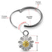 925 Sterling Silver Daisy Flower Dangling Fashion Earring (Sold by Pair) - Monster Piercing