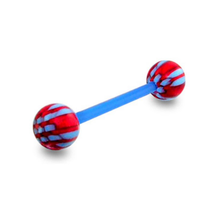 Multi-Coloured Bar with Checked UV Ball (Pack of 10)