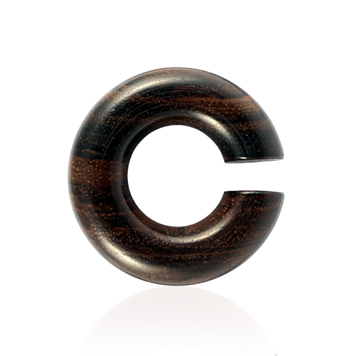 Organic Sono Wood Ear Hoop Plug