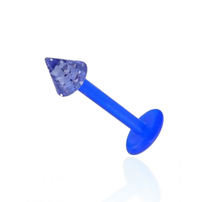 Blue UV Labret with Glitter UV Cone (Pack of 10)