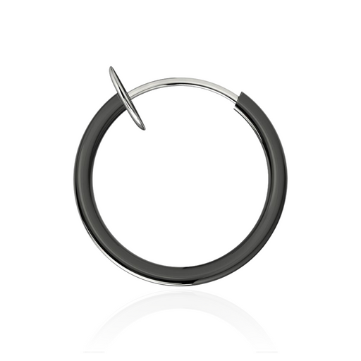 Spring Action Fake Body Jewellery Nose Hoop - Monster Piercing