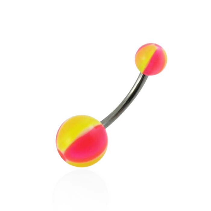 Steel Belly Banana with Beach-Ball UV Balls (Pack of 10)