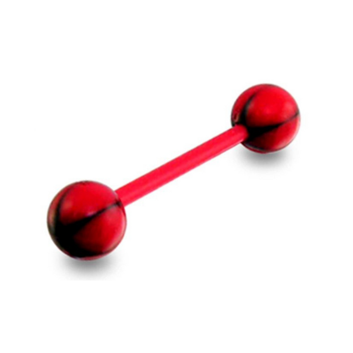 Red UV Bar with Star Centered UV Ball (Pack of 10)