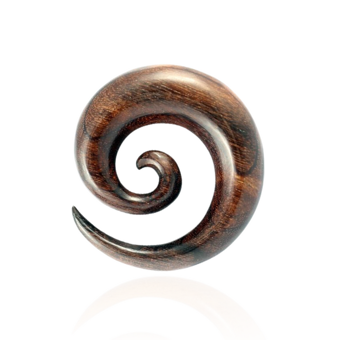 Organic Sono Wood Spiral Ear Expander