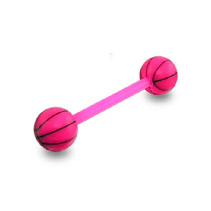 Multi-Coloured Bar with Basket Ball UV Ball (Pack of 10)