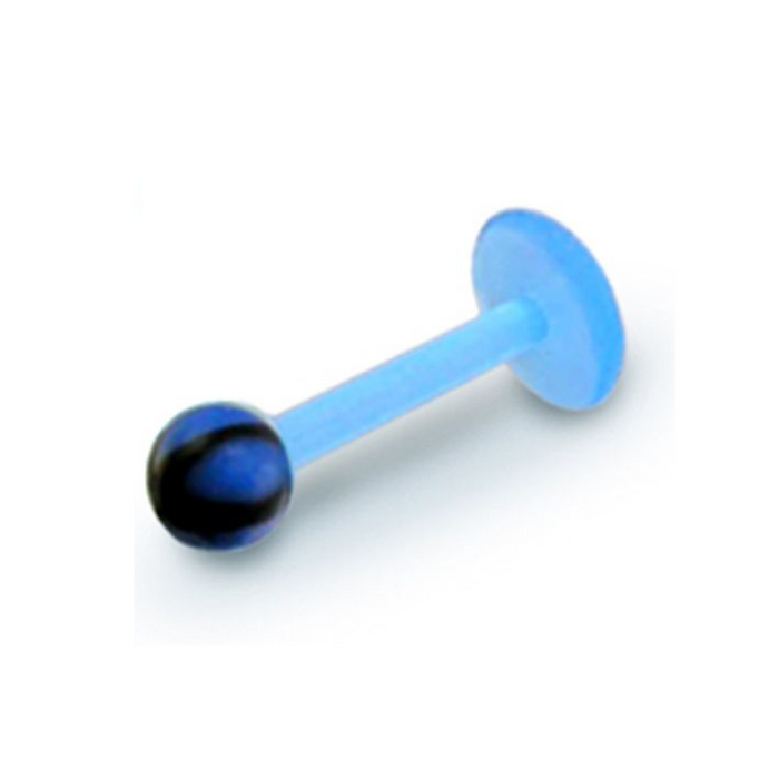 Blue UV Labret with Starshine UV Ball (Pack of 10)