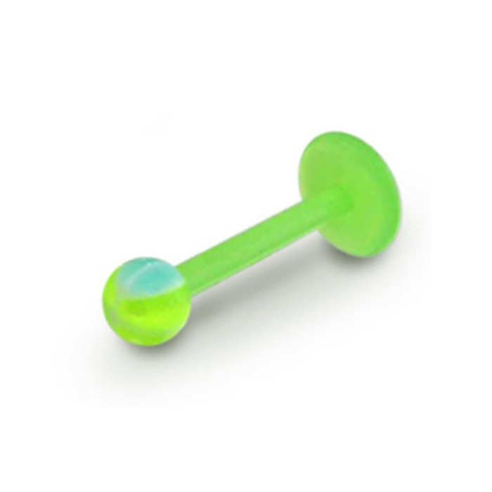 Green UV Labret with UV Basketball (Pack of 10)