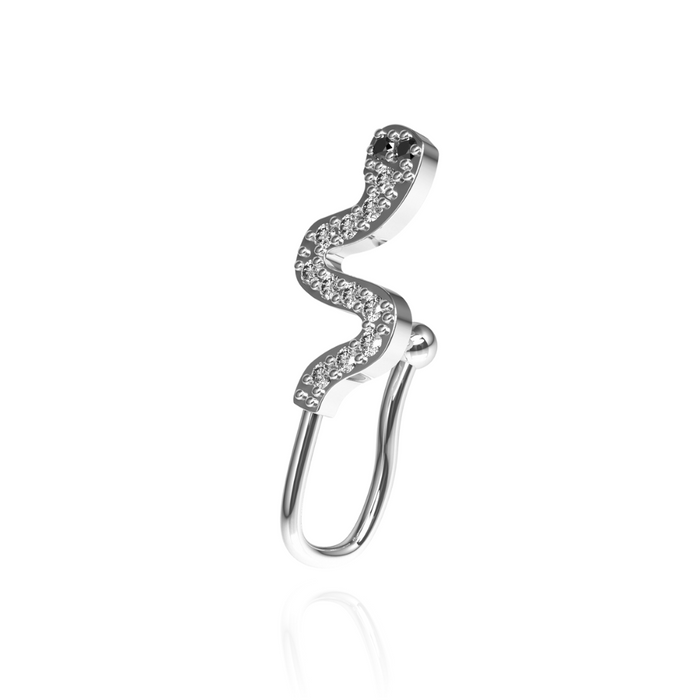 316L Surgical Steel Snake Non-Piercing Nose Cuff