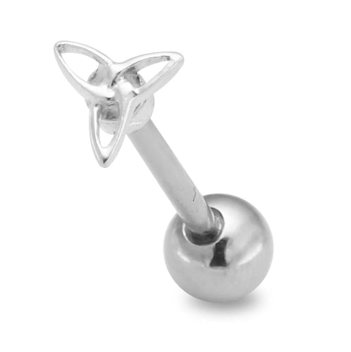 Sterling Silver Tri-Point Tongue Ring - Monster Piercing