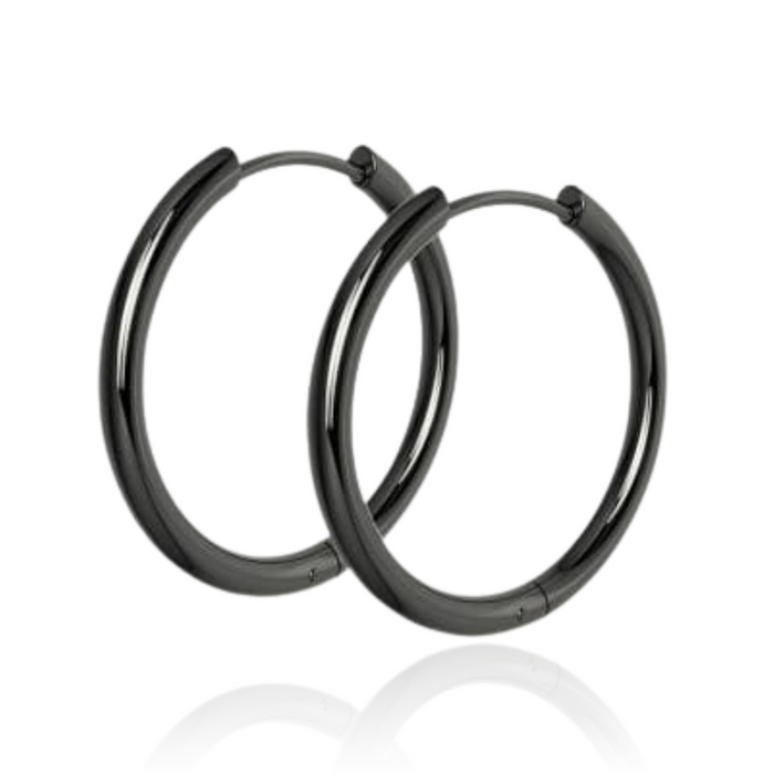 316L Surgical Steel Hinged Sleeper Hoop Rings