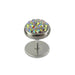 Multi Crystal CZ Jewelled Fake Ear Plug - Monster Piercing