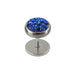 Multi Crystal CZ Jewelled Fake Ear Plug - Monster Piercing