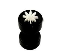 Fake Ear Plug with Embossed Logo - Monster Piercing