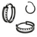 316L Surgical Steel Double Stack Jewelled Hinged Segment Clicker Ring - Monster Piercing