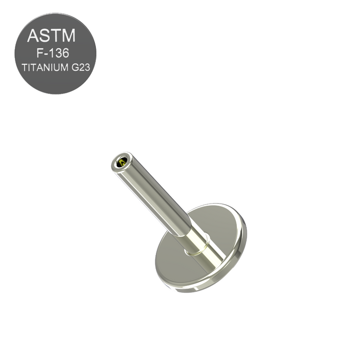 Titanium G23 (Grade 23) Push-Fit Bar for Labret