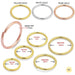 14ct Solid Gold Seamless Continuous Nose Hoop Ring - Monster Piercing