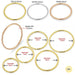 14ct Solid Gold Seamless Continuous Nose Hoop Ring - Monster Piercing