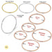 14ct Solid Gold Seamless Continuous Nose Hoop Ring - Monster Piercing