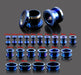 Dark Blue Screw Fit Flesh Tunnel - Monster Piercing