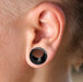 Blackline Internally Threaded Ear Flesh Tunnel - Monster Piercing