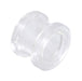 Screw Fit UV Transparent Ear Flesh Tunnel - Monster Piercing