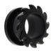 UV Casting Black Color Ear Flesh Tunnel - Monster Piercing