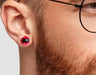 Internally threaded Cheguvera Logo Ear Flesh Tunnel - Monster Piercing