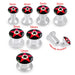 Double Star Internally threaded Logo Flesh Tunnel - Monster Piercing