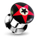 Double Star Internally threaded Logo Flesh Tunnel - Monster Piercing