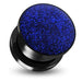 UV Glitter Screw Fit Ear Flesh Tunnel - Monster Piercing