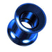 Dark Blue Internally Threaded Ear Flesh Tunnel - Monster Piercing