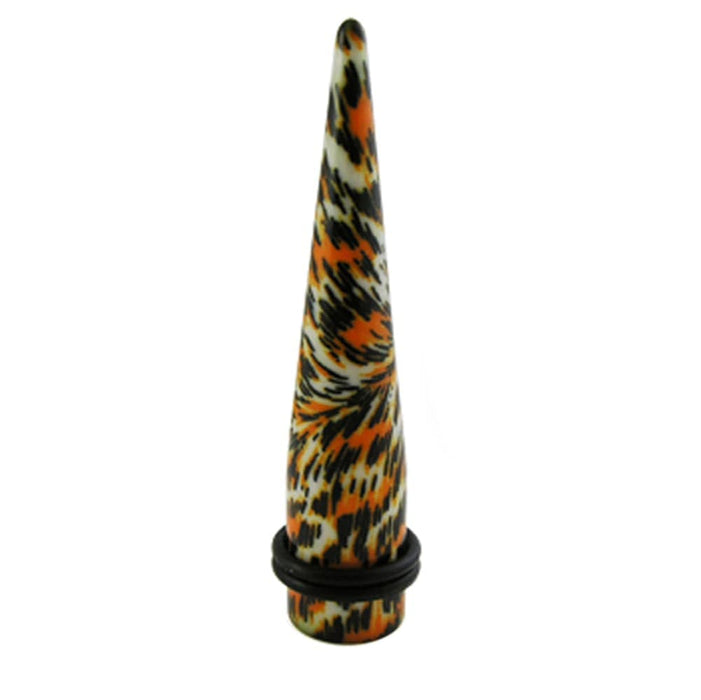 Cheetah Print Straight Ear Expander - Monster Piercing