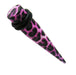 Pink Cheetah Straight Ear Expander - Monster Piercing