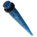 Dark Blue Glittering Straight Ear Expander - Monster Piercing