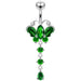 Moving Jeweled Charms Body Jewelry - Monster Piercing