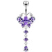 Moving Jeweled Charms Body Jewelry - Monster Piercing