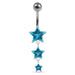 Moving Jeweled Star Body Jewelry - Monster Piercing