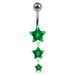 Moving Jeweled Star Body Jewelry - Monster Piercing