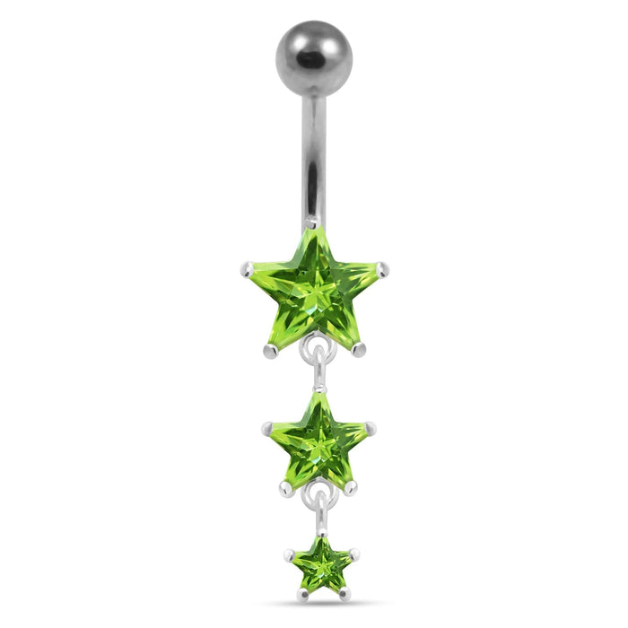 Moving Jeweled Star Body Jewelry - Monster Piercing