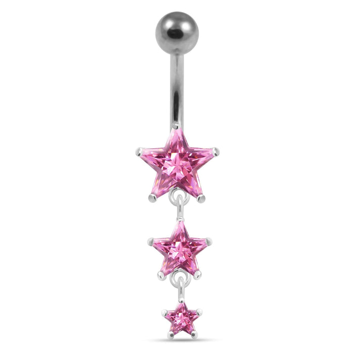 Moving Jeweled Star Body Jewelry - Monster Piercing