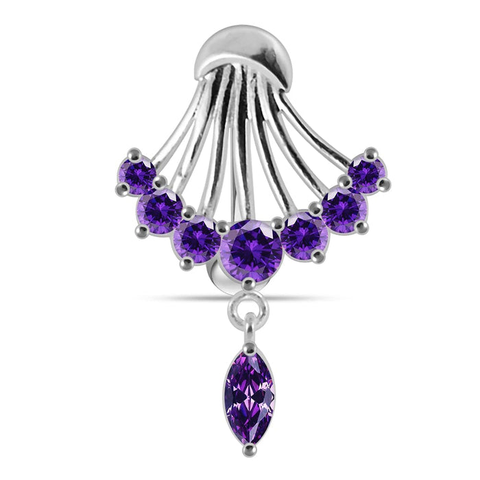 Moving Jeweled Navel Ring Body Jewelry - Monster Piercing