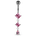 Dangling Jeweled Belly Ring - Monster Piercing